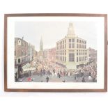 JOHN ALLIN (B. 1934-1991) - BATTLE OF CABLE STREET - SIGNED PRINT