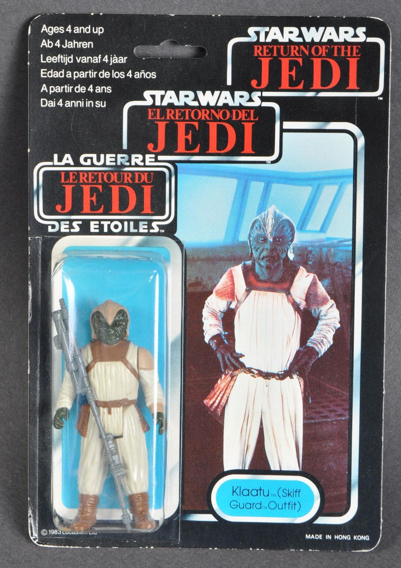 STAR WARS - ORIGINAL VINTAGE MOC CARDED ACTION FIGURE