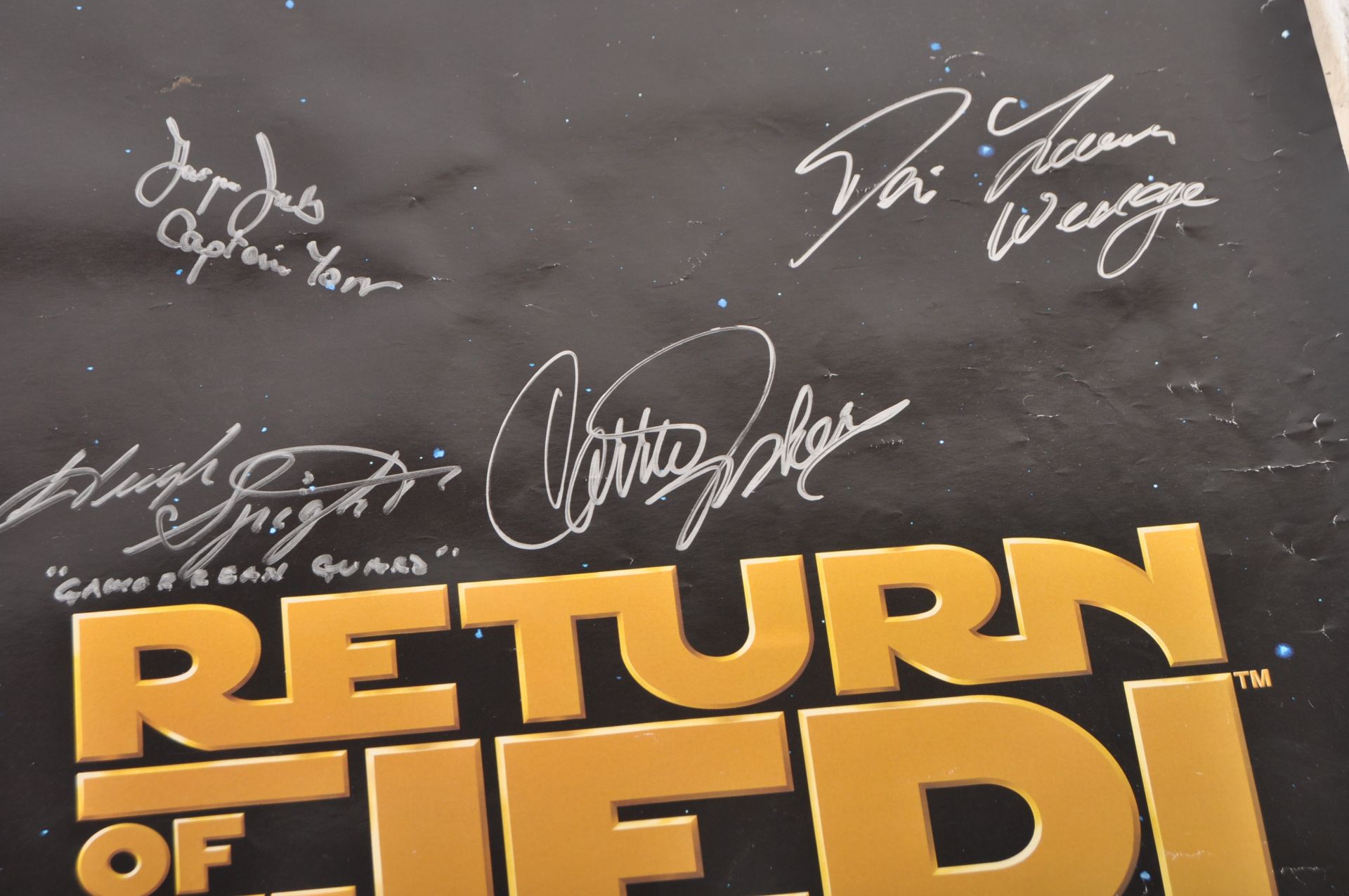 STAR WARS - RETURN OF THE JEDI - CAST SIGNED POSTER X24 - Image 6 of 7