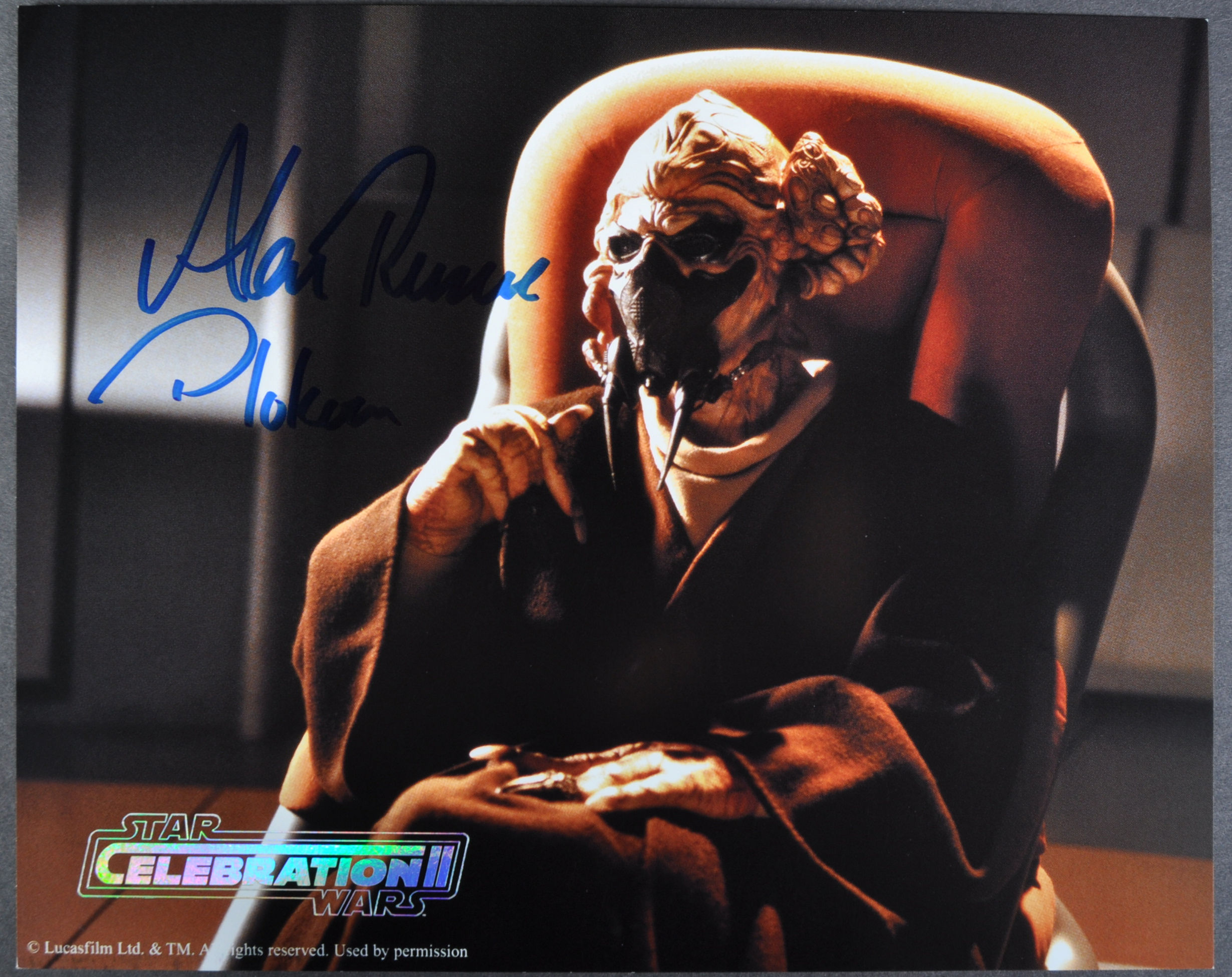 ESTATE OF JEREMY BULLOCH – STAR WARS - CELEBRATION II SIGNED PHOTO