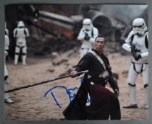STAR WARS - ROGUE ONE - DONNIE YEN - SIGNED 8X10" - ACOA