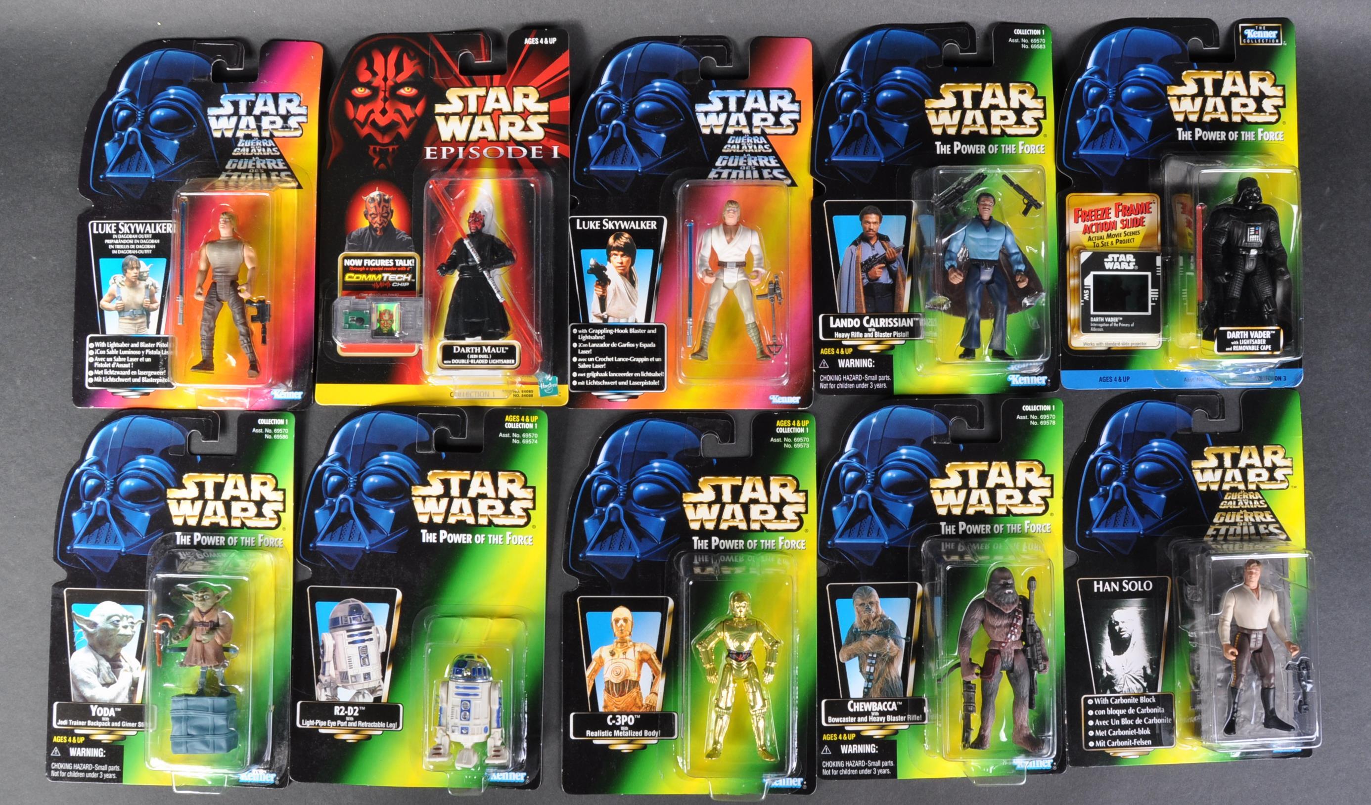 STAR WARS - COLLECTION OF 1990S KENNER CARDED FIGURES