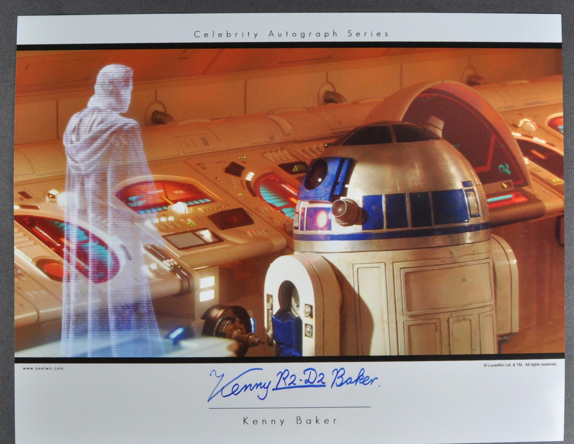 ESTATE OF JEREMY BULLOCH – STAR WARS – OFFICIAL PIX SIGNED 11X14”