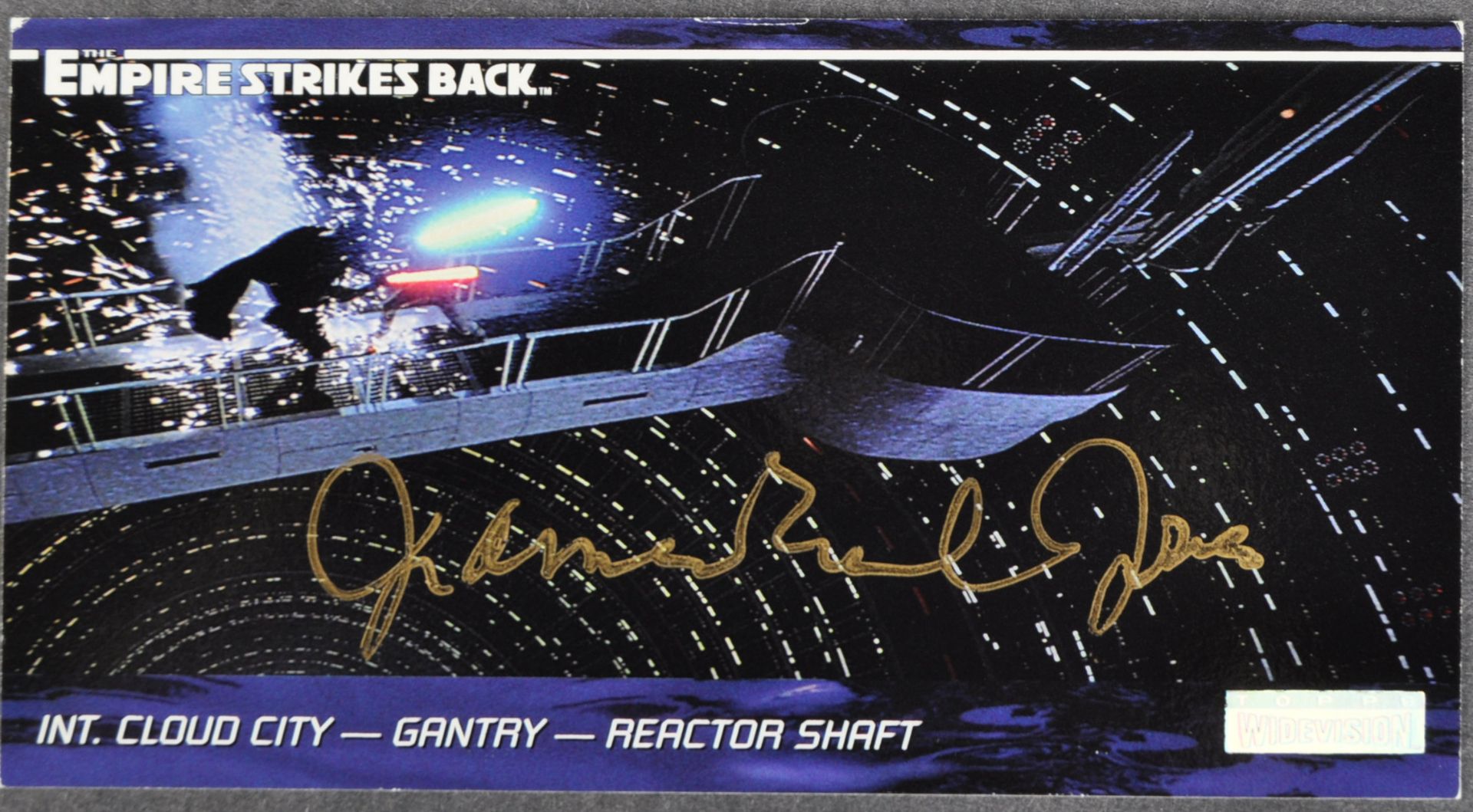 STAR WARS - JAMES EARL JONES (VOICE OF DARTH VADER) SIGNED TOPPS CARD