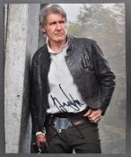 HARRISON FORD - STAR WARS - SCARCE AUTOGRAPHED 8X10" PHOTO - AFTAL