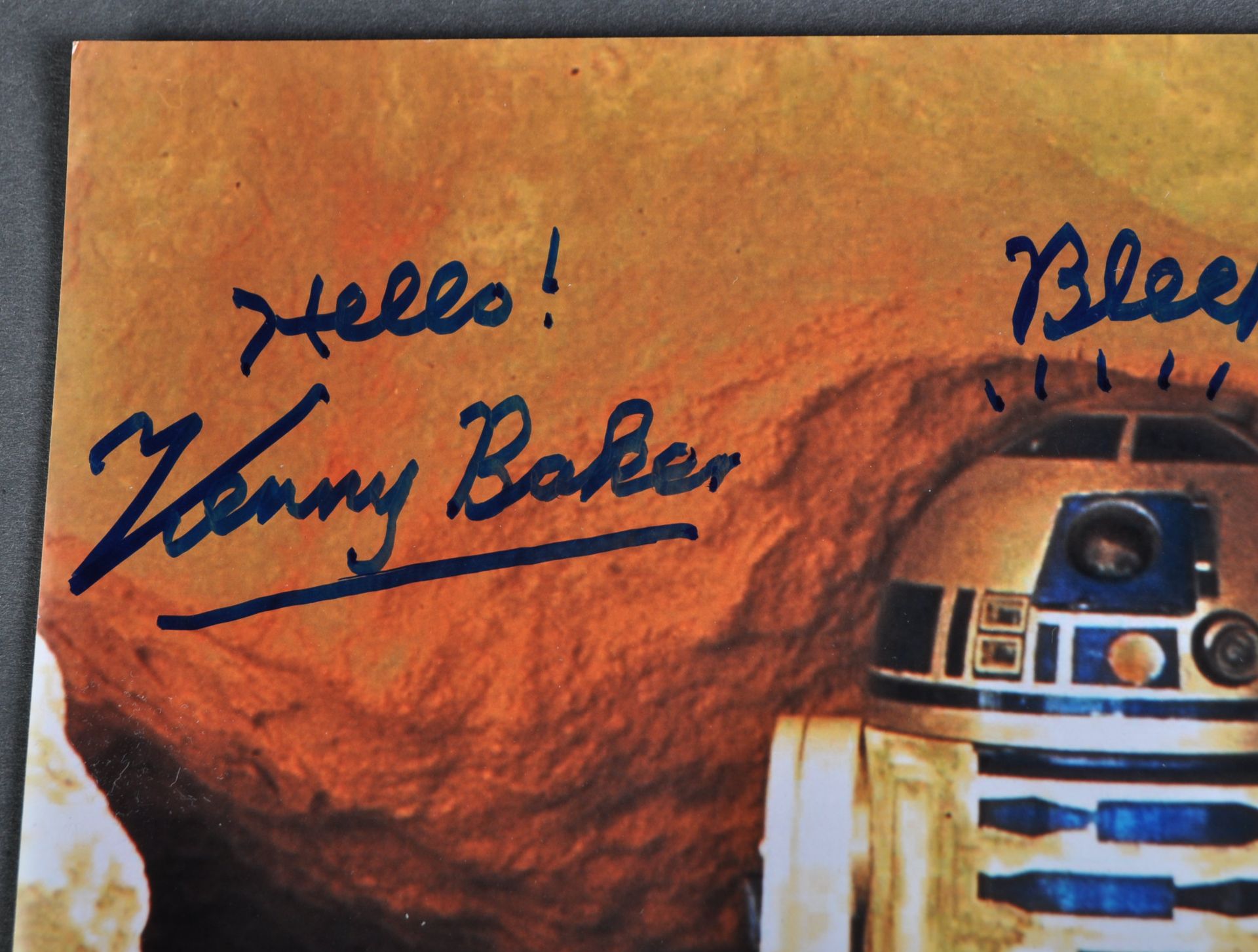 STAR WARS - KENNY BAKER (1934-2016) -SIGNED 8X10" - AFTAL - Image 2 of 2