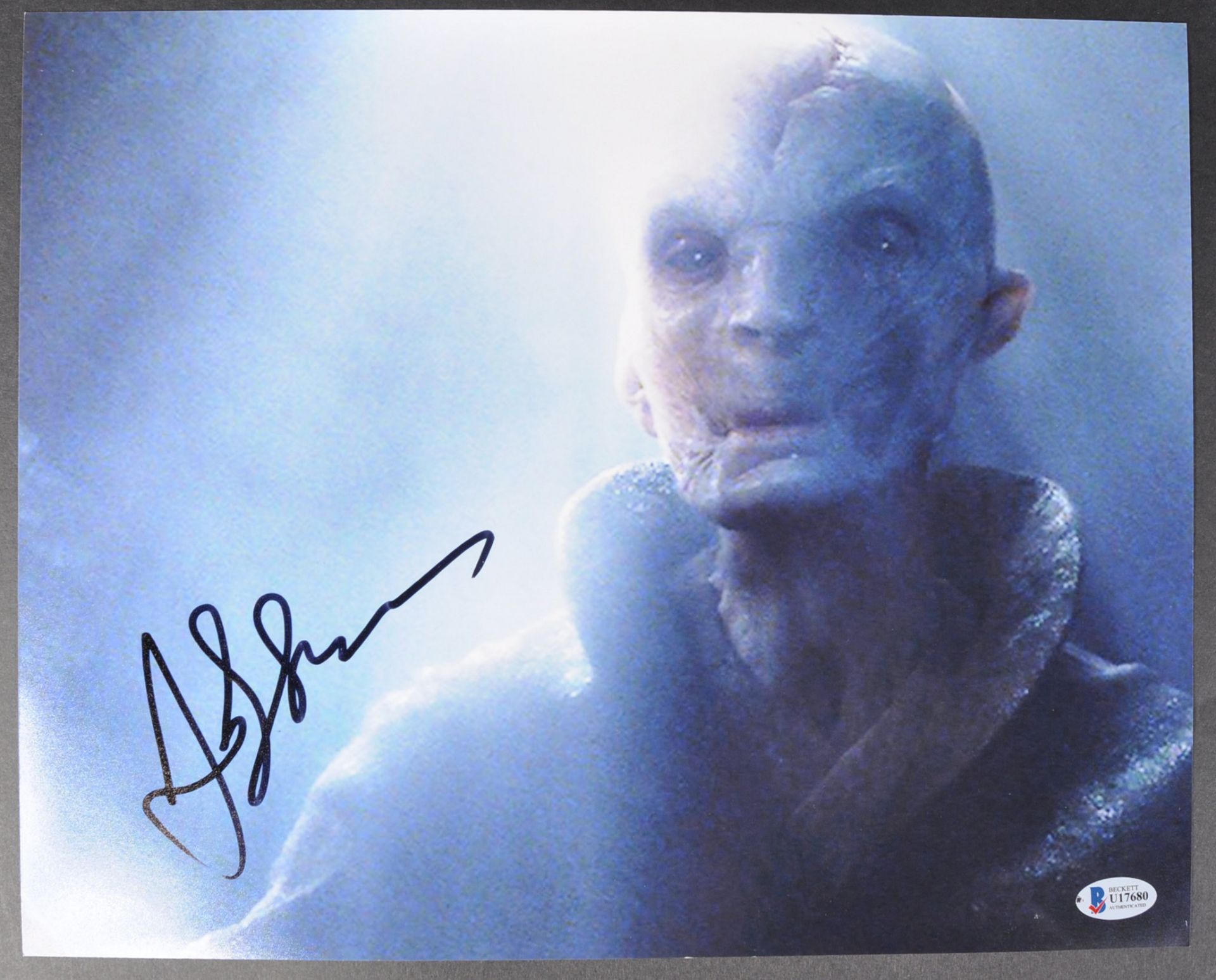 STAR WARS - ANDY SERKIS (SNOKE) - 11X14" AUTOGRAPHED - BECKETT