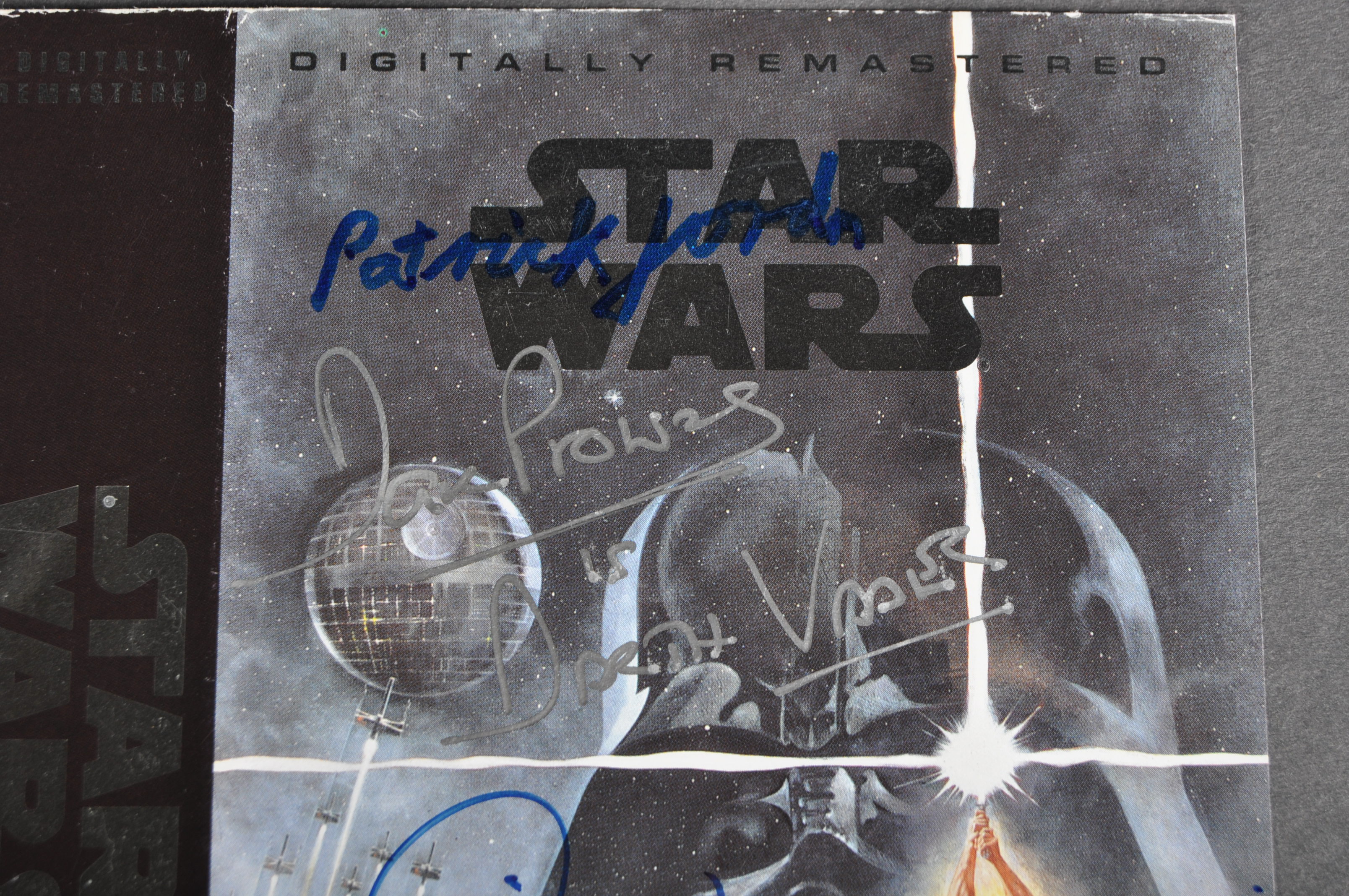 STAR WARS - SCARCE MULTI-SIGNED VHS COVER - INC. PATRICK JORDAN - Image 2 of 3