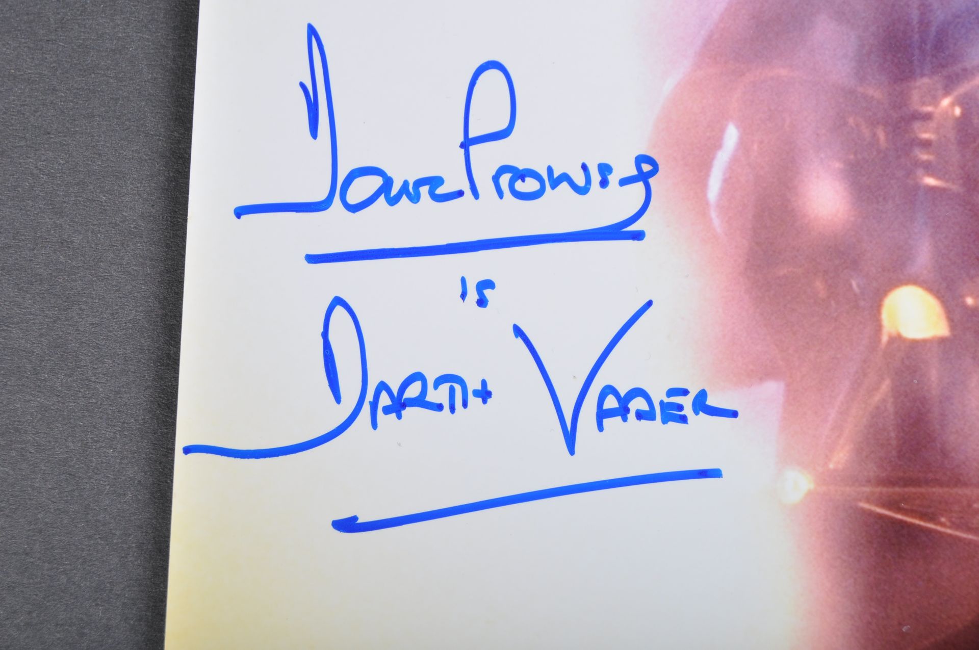 STAR WARS - DAVE PROWSE (1935-2020) - AUTOGRAPHED 8X10" - Image 2 of 2