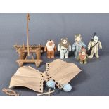 STAR WARS - ORIGINAL VINTAGE EWOK ACTION FIGURES & PLAYSETS