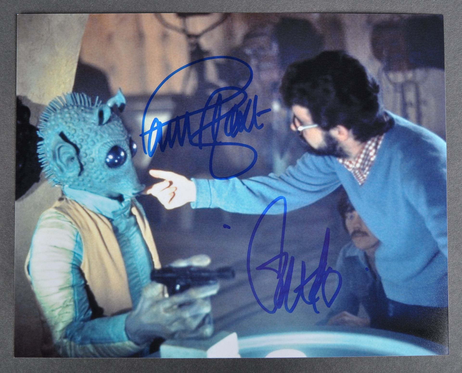 STAR WARS - PAUL BLAKE (GREEDO) - SIGNED 8X10" - AFTAL