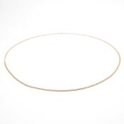 HALLMARKED 9CT GOLD CURB LINK CHAIN NECKLACE