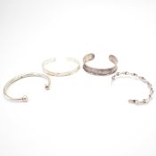 GROUP OF 925 SILVER CUFF BANGLES