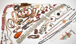 COLLECTION OF COSTUME JEWELLERY