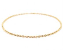 GOLD FANCY LINK NECKLACE CHAIN