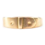 ANTIQUE 18CT GOLD BUCKLE RING