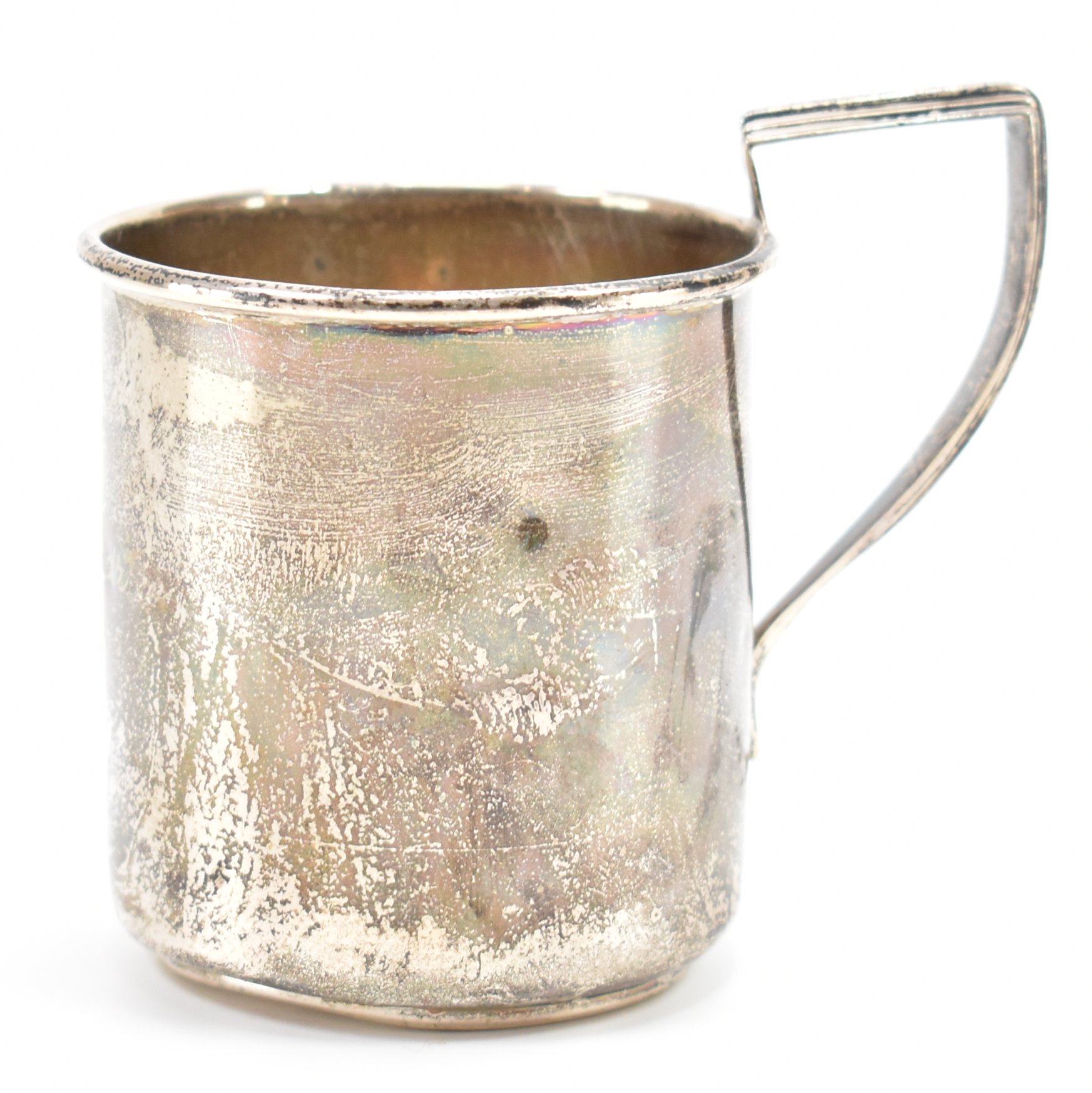 1930S SILVER HALLMARKED CHRISTENING CUP