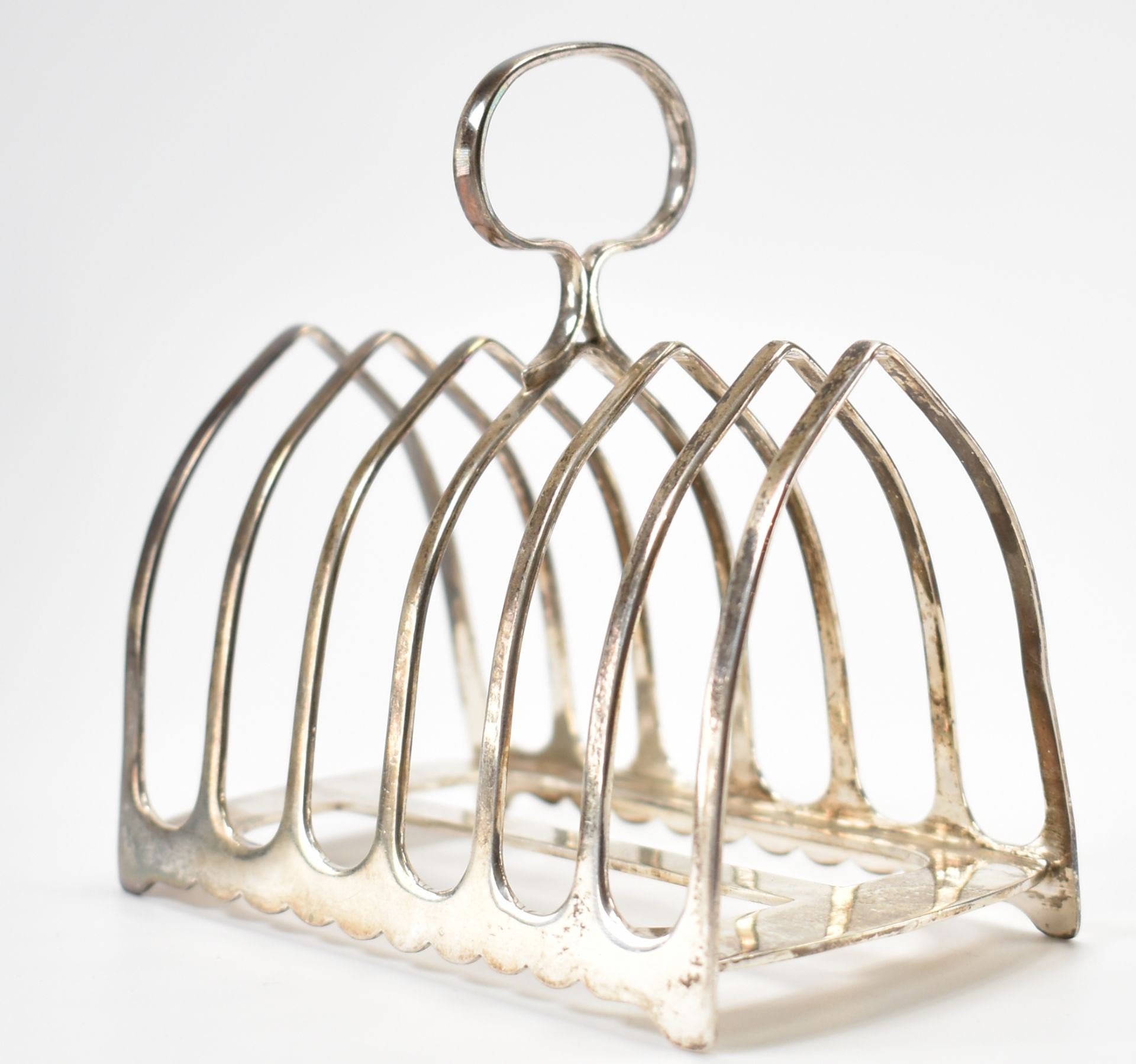 1930S JAMES DIXON & SONS SILVER TOAST RACK - Image 2 of 5