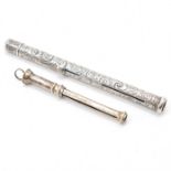 S MORDAN CO SILVER PENCIL & SILVER TOOTHPICK