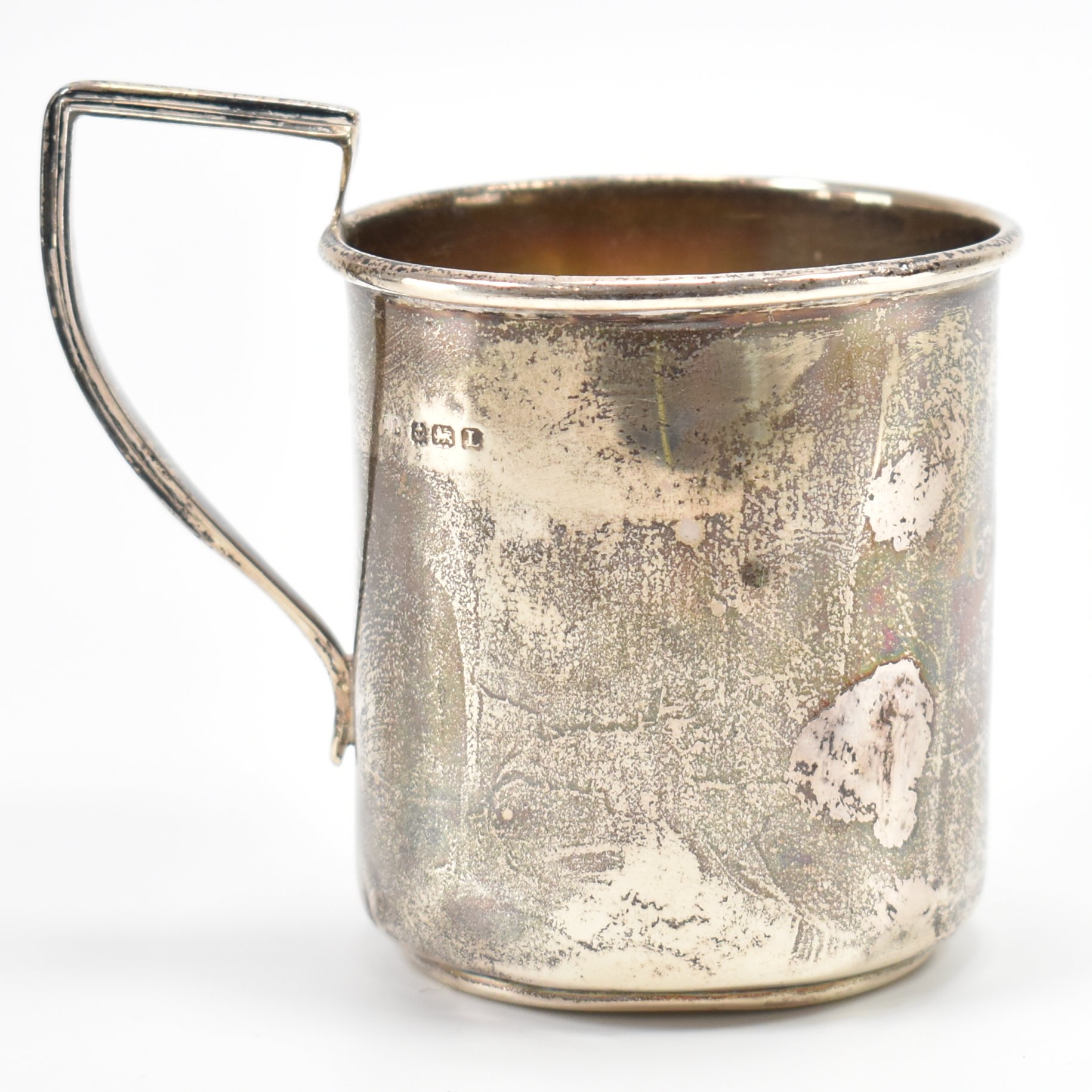 1930S SILVER HALLMARKED CHRISTENING CUP - Image 2 of 4