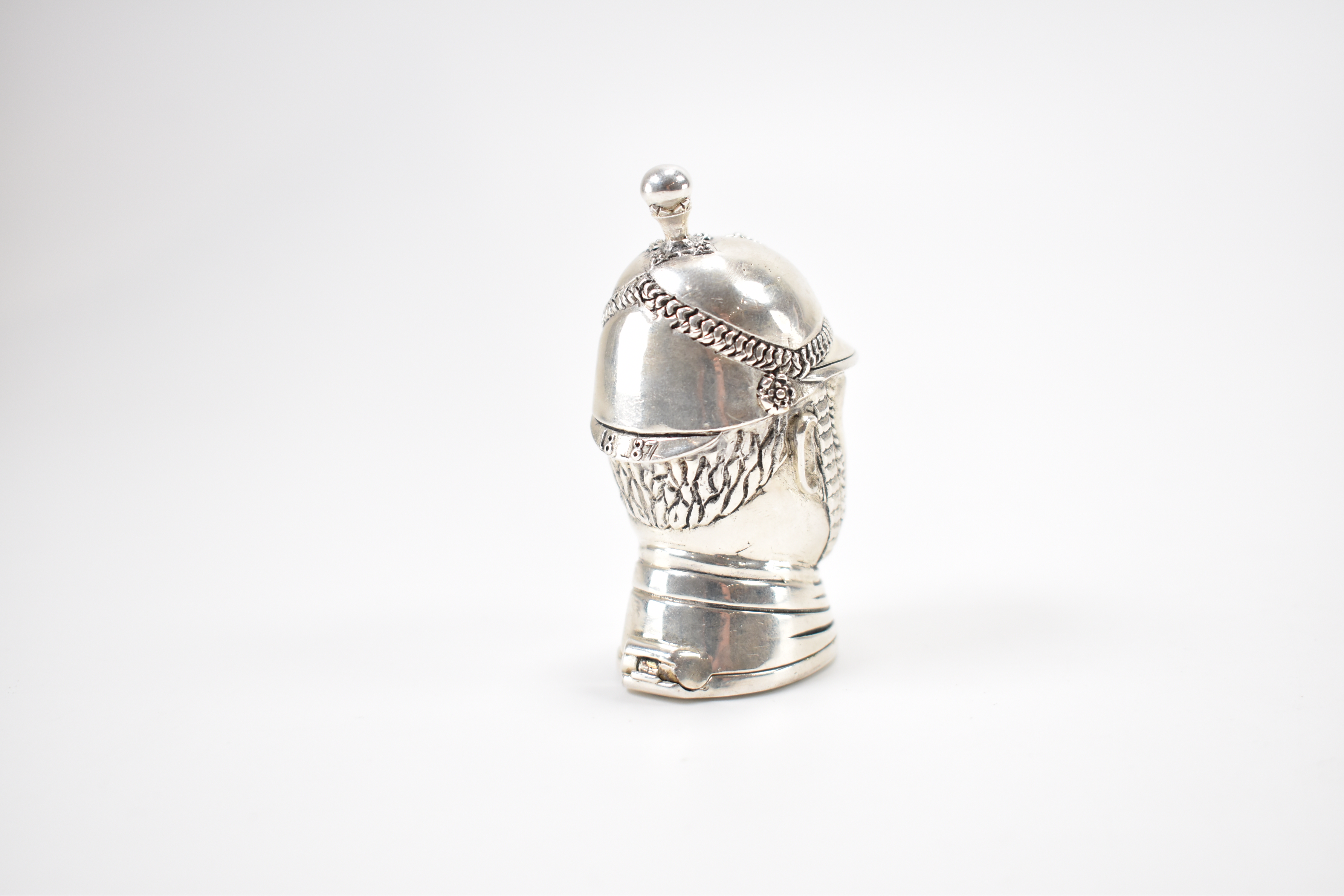 SILVER PLATED VESTA IN THE FORM OF AN EDWARDIAN POLICEMAN - Image 3 of 5