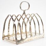 1930S JAMES DIXON & SONS SILVER TOAST RACK