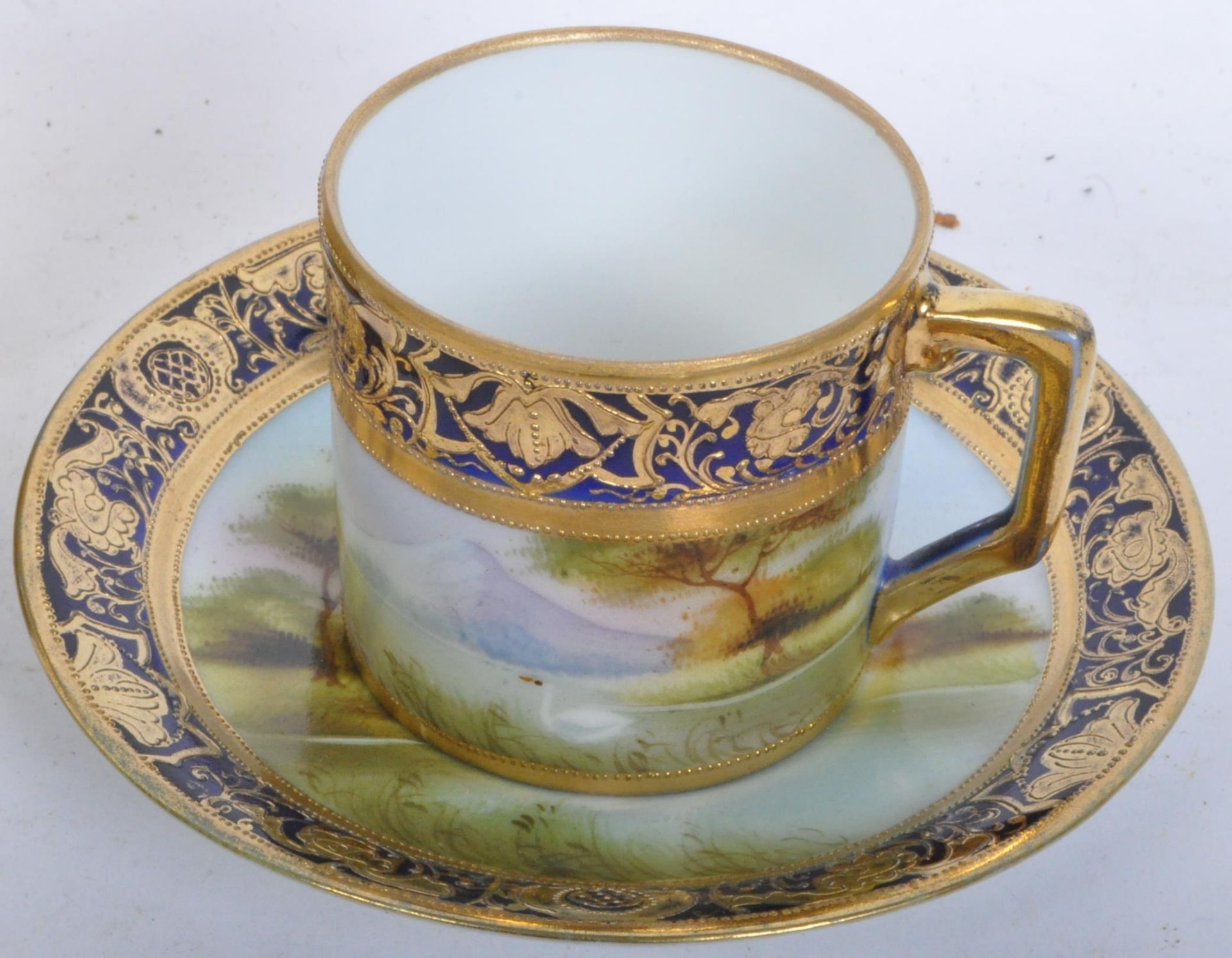 ASSORTMENT OF EARLY 20TH CENTURY HAND PAINTED NORITAKE ITEMS - Bild 3 aus 4