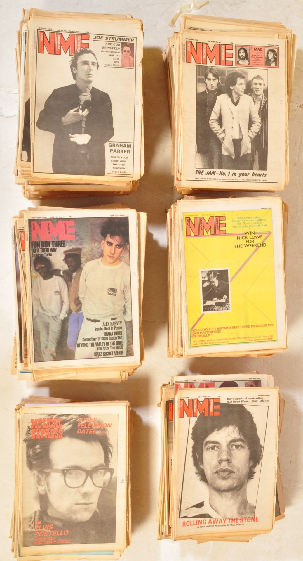 NME - NEW MUSIC EXPRESS - MAGAZINES - LARGE COLLECTION