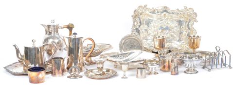 LARGE COLLECTION SILVER PLATE - VINERS - MAPPIN & WEBB