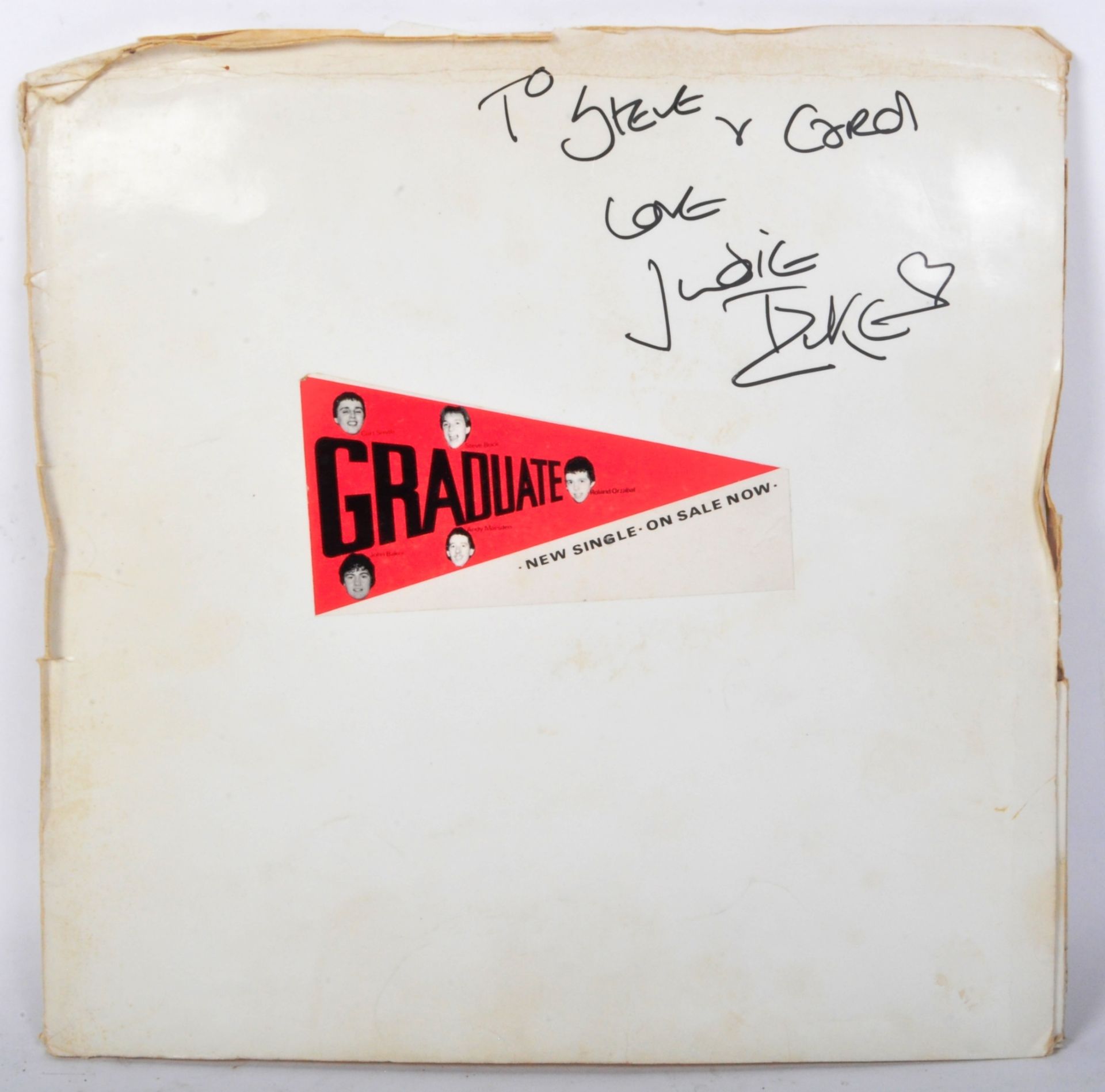 GRADUATE - ACTING MY AGE - SIGNED LP VINYL RECORD