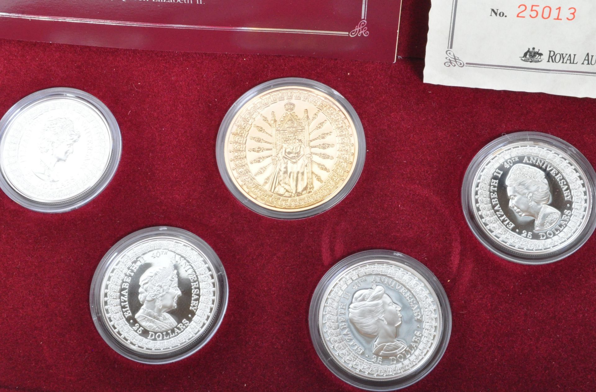 ROYAL AUSTRALIAN MINT ROYAL LADIES STERLING SILVER COIN SET - Image 3 of 6