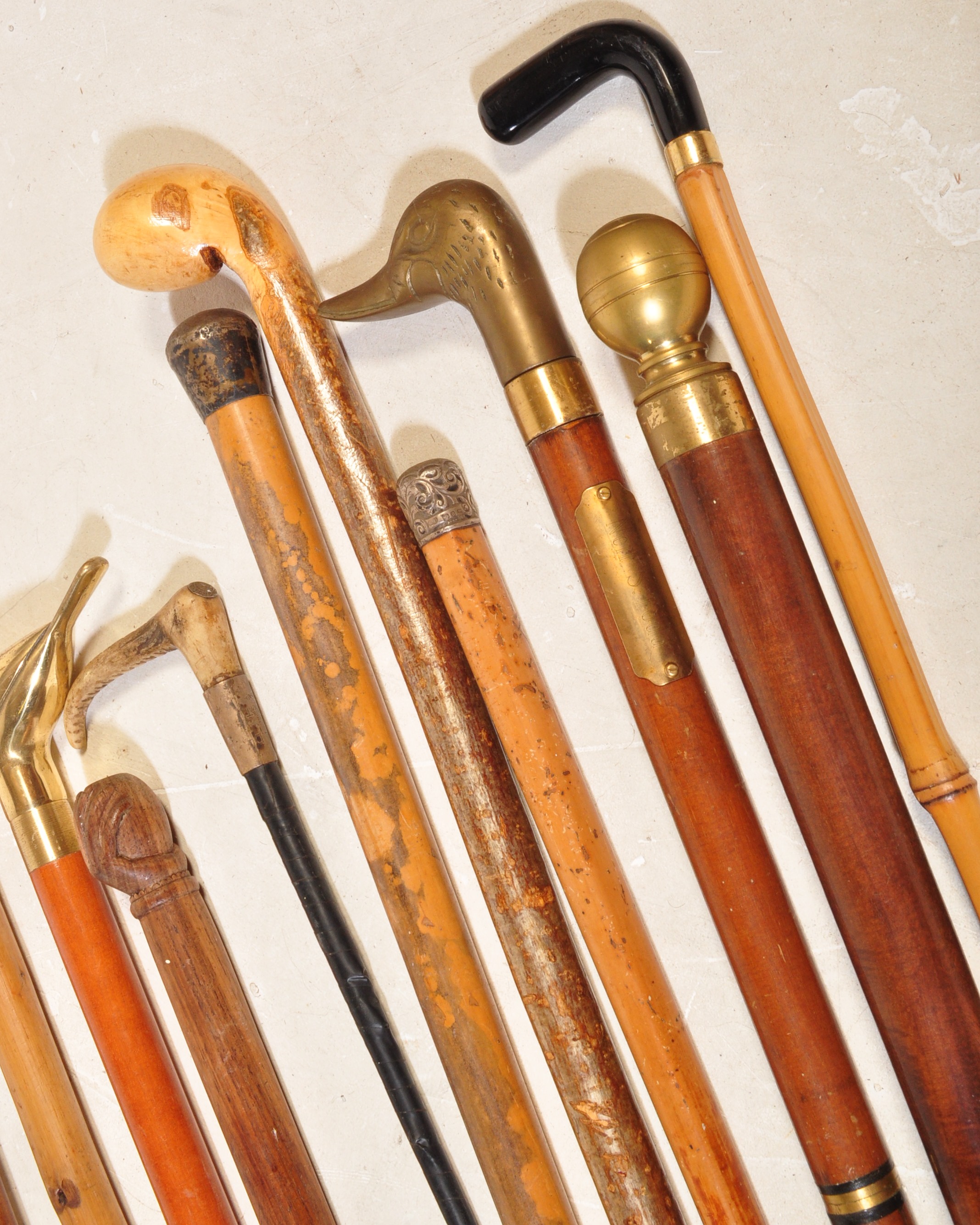 LARGE ASSORTMENT OF WALKING STICKS & CANES - Image 7 of 9