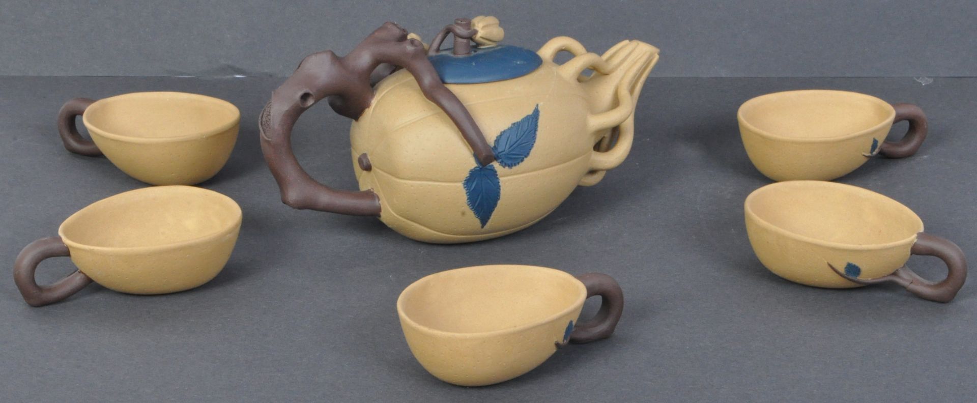 VINTAGE XIANG YE YIXING CLAY TEA SERVICE - Image 2 of 4