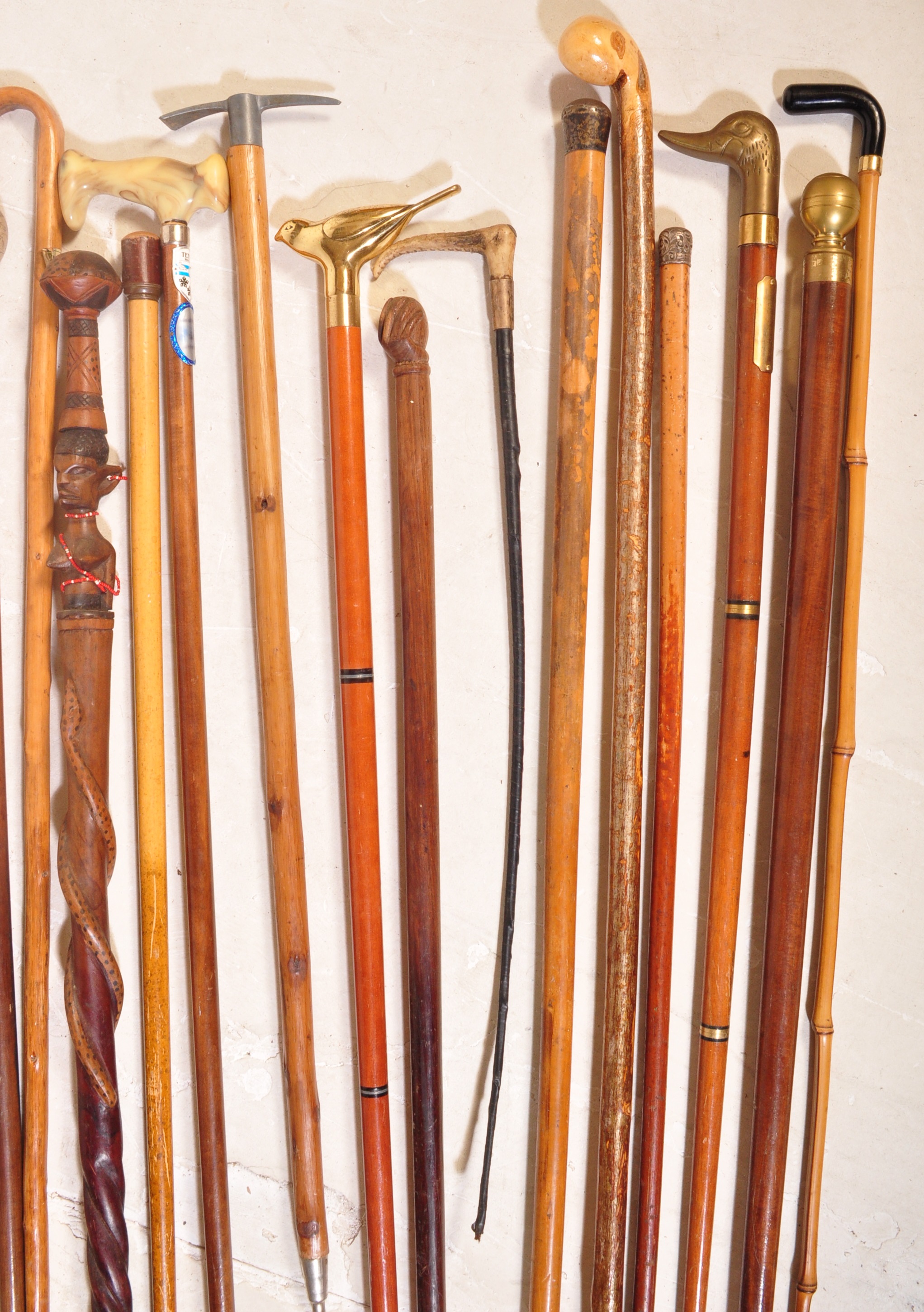 LARGE ASSORTMENT OF WALKING STICKS & CANES - Image 3 of 9