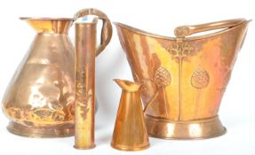 COLLECTION OF EARLY 20TH CENTURY COPPER PIECES