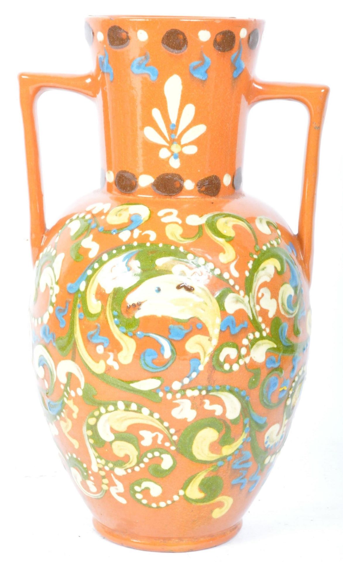 VINTAGE EXETER ART POTTERY EARTHENWARE VASE