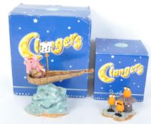 CLANGER - ROBERT HARROP - X2 STATUES / FIGURINES