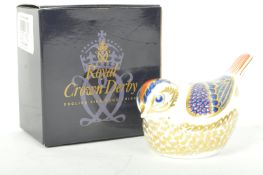 ROYAL CROWN DERBY PAPERWEIGHT - GOLDCREST