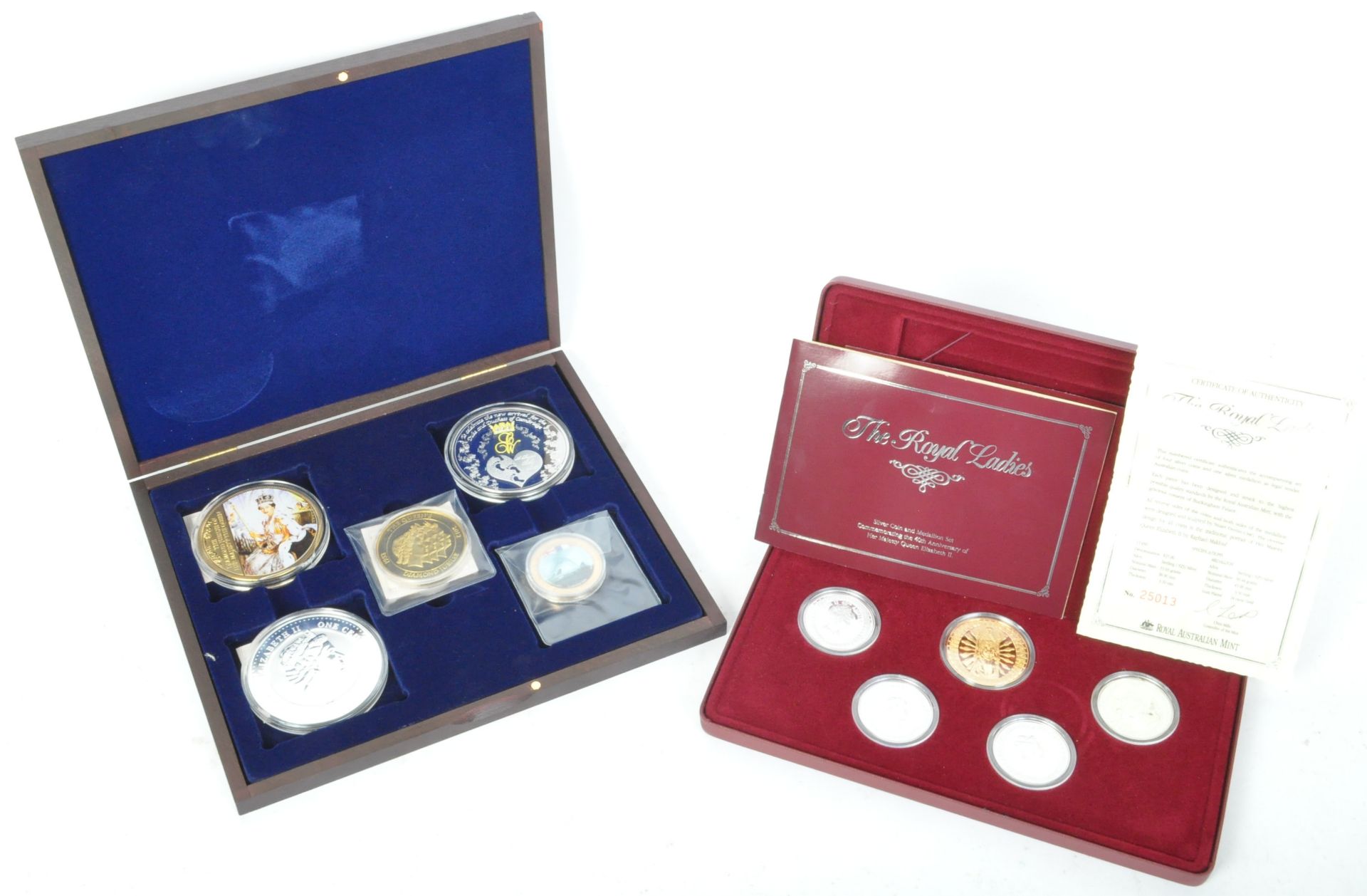 ROYAL AUSTRALIAN MINT ROYAL LADIES STERLING SILVER COIN SET