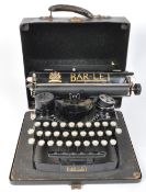 EARLY 20TH CENTURY BAR-LET CASED TYPEWRITER