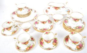 ROYAL ALBERT - OLD COUNTRY ROSES - TEA SERVICE