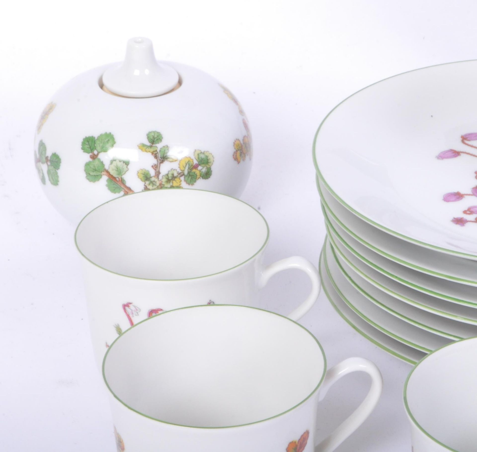 PORSGRUND OF NORWAY - 1960S BONE CHINA TEA SERVICE - Image 2 of 6