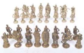 SOLID BRONZE 32 PIECE CHESS SET