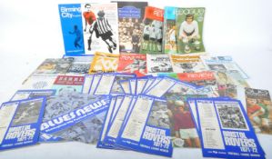 COLLECTION OF VINTAGE 1970S FOOTBALL PROGRAMMES