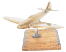 20TH CENTURY BRASS SPITFIRE TRENCH ART ORNAMENT