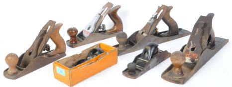 STANLEY - CARPENTRY TOOLS - SIX BLOCK PLANES - SILVERLINE