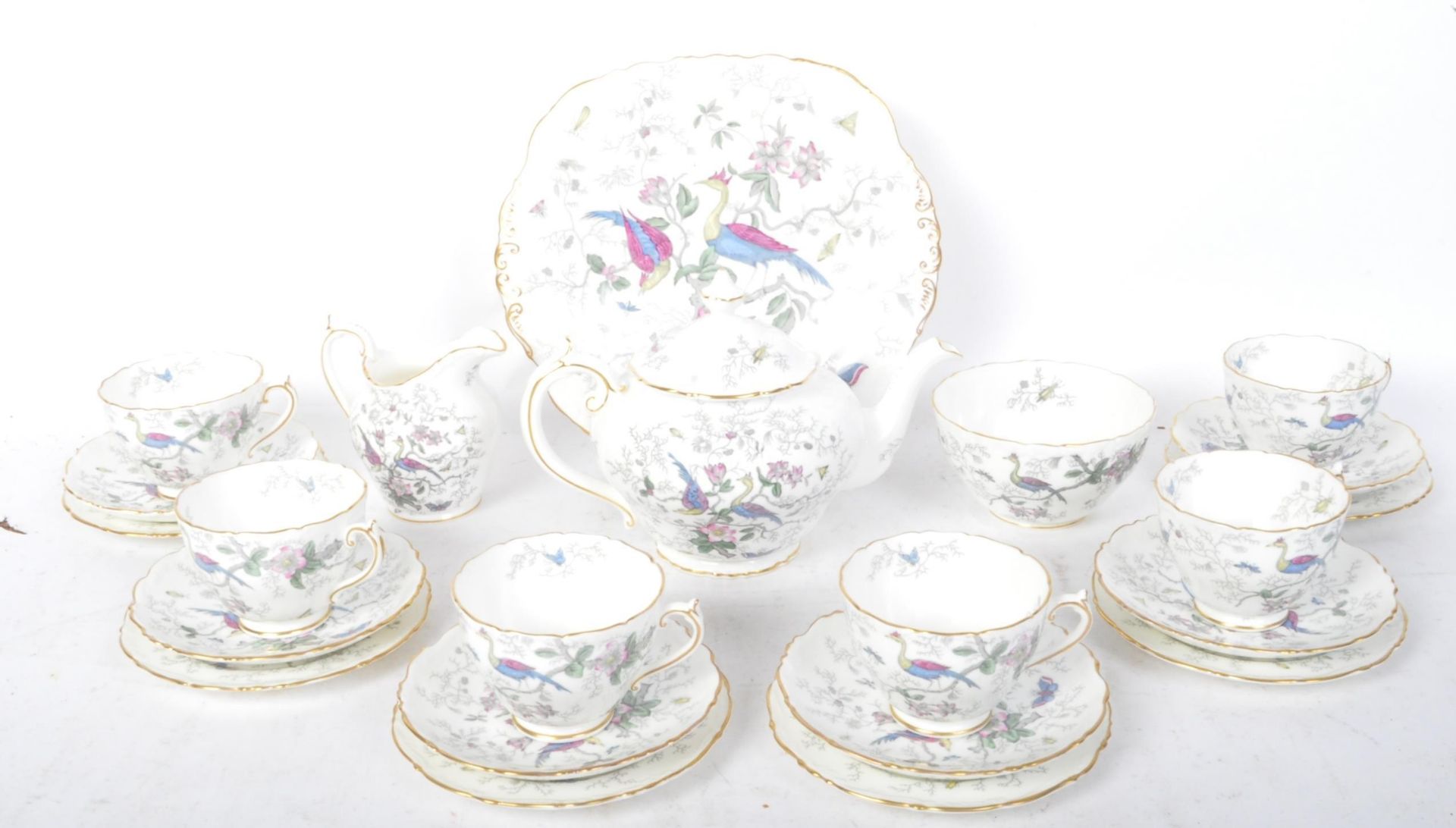 COALPORT - FINE BONE ENGLISH CHINA TEA SERVICE