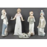 AN ASSORTMENT OF VINTAGE LLADRO & CASADES PORCELAIN FIGURES