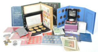 COLLECTION OF VINTAGE 20TH CENTURY PROOF AND CIRCULATED COINS