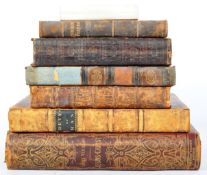 ANTIQUARIAN INTEREST - COLLECTION RELIGIOUS COMMEMTARY BOOKS